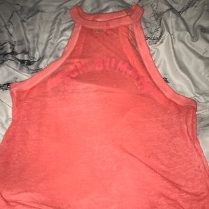 Pink halter top tank top